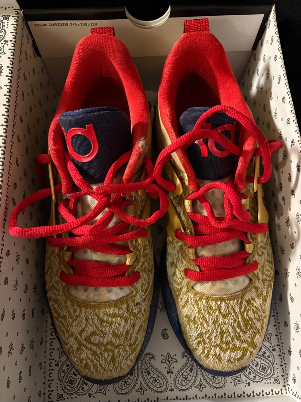 KD15 Basketball Shoes - Gold - Picture 6 of 16